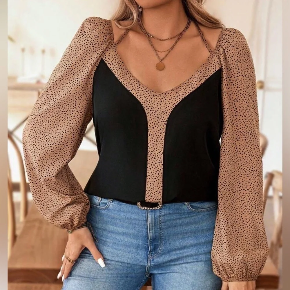 Womens plus size polka dots different size NWT - Picture 2 of 5